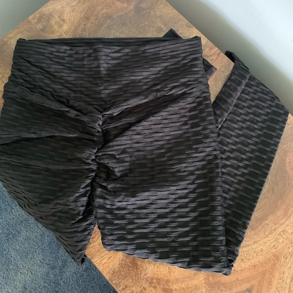 HighWaist Butt Lift Tummy Control Bubble leggings